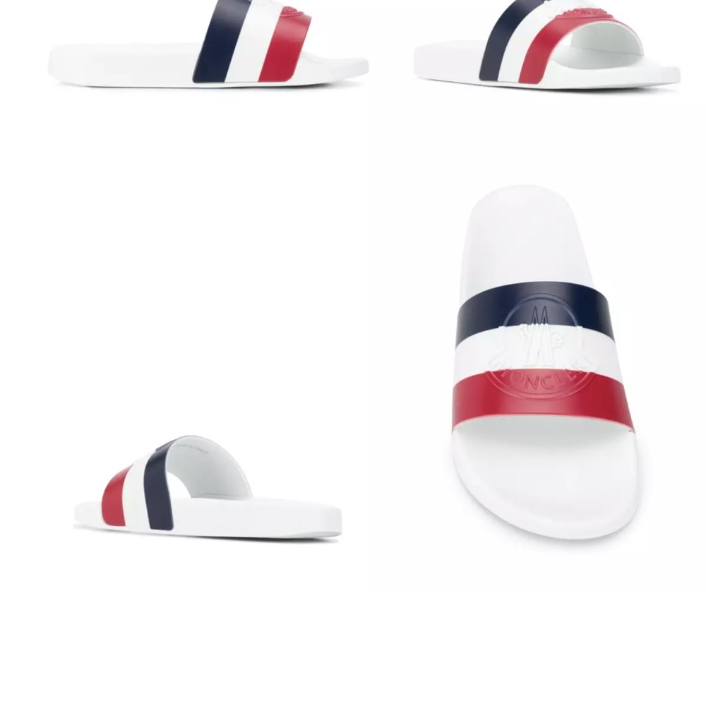 NIB $275 Moncler Jeanne Pool Slides Size 40 - Picture 9 of 10